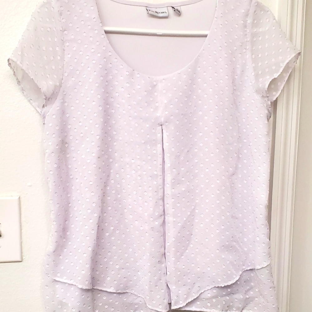 Flowy Polka Dot Blouse